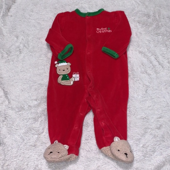 Little Me Other - (3 for $10) little me Christmas footie/sleeper